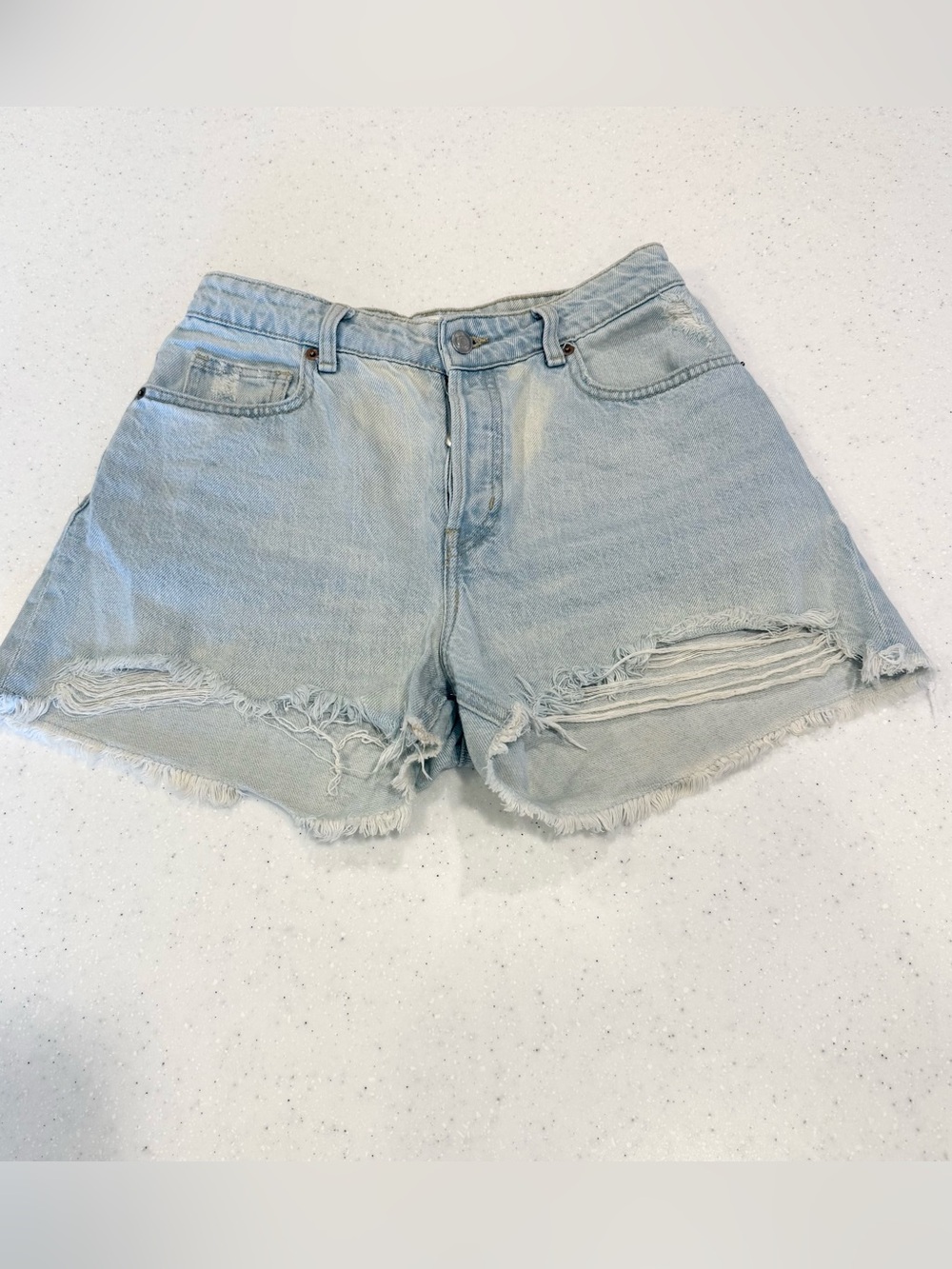 H&M High Waisted Denim Shorts